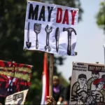 Ilustrasi peringatan hari buruh nasional 1 mei 2025 | Sumber gambar umsu.ac.id